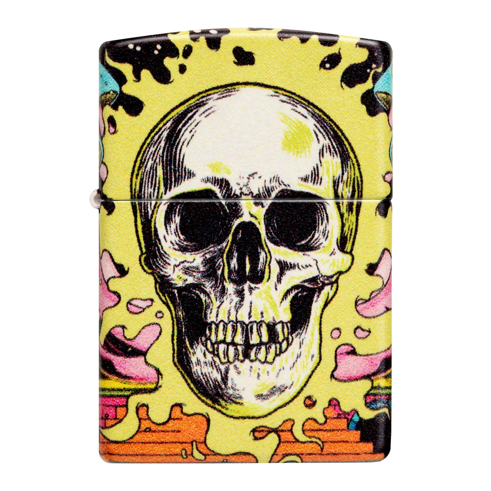 Запалка Zippo - Glow in the Dark Skull Design - 2