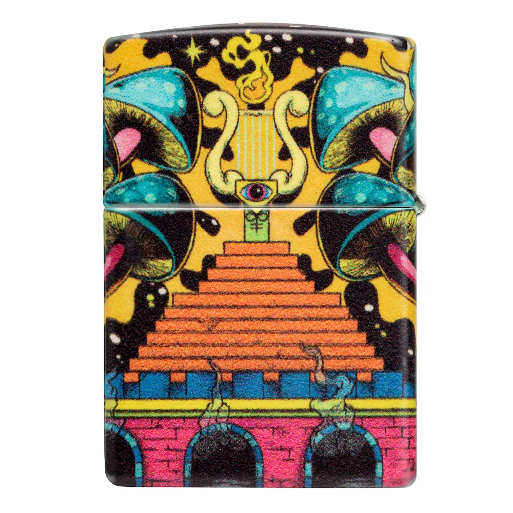 Запалка Zippo - Glow in the Dark Skull Design - 4