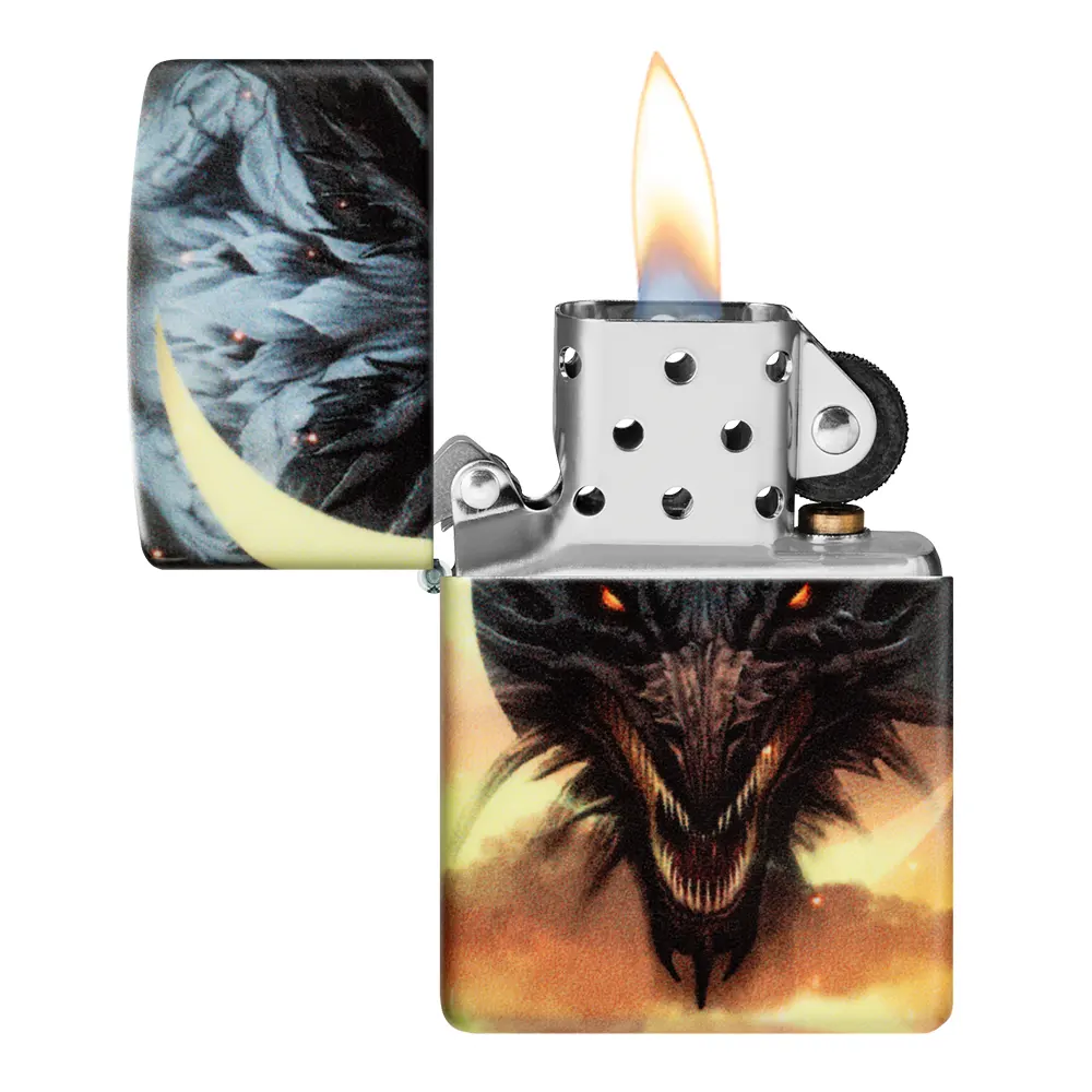 Запалка Zippo - Glow in the Dark Dragon Design - 3