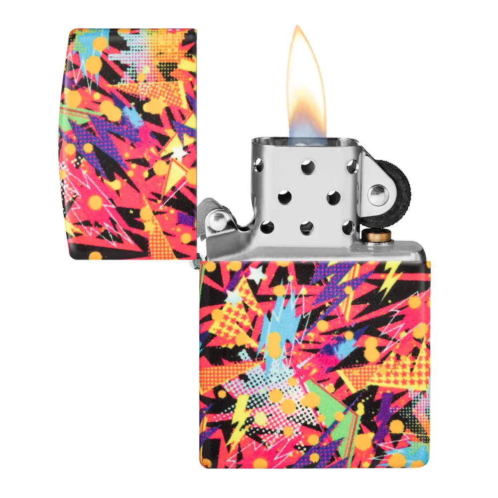 Запалка Zippo - Glow in the Dark Retro Design - 3