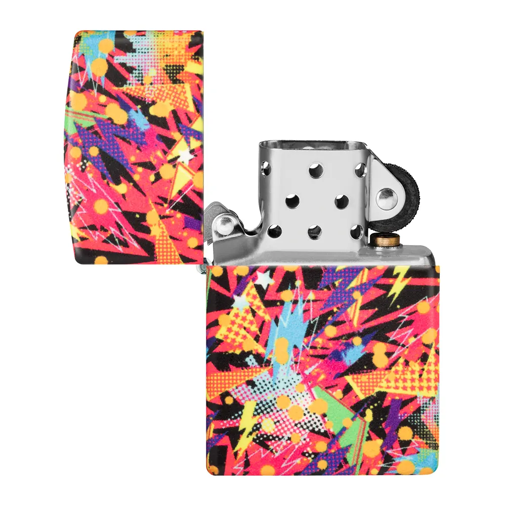 Запалка Zippo - Glow in the Dark Retro Design - 4