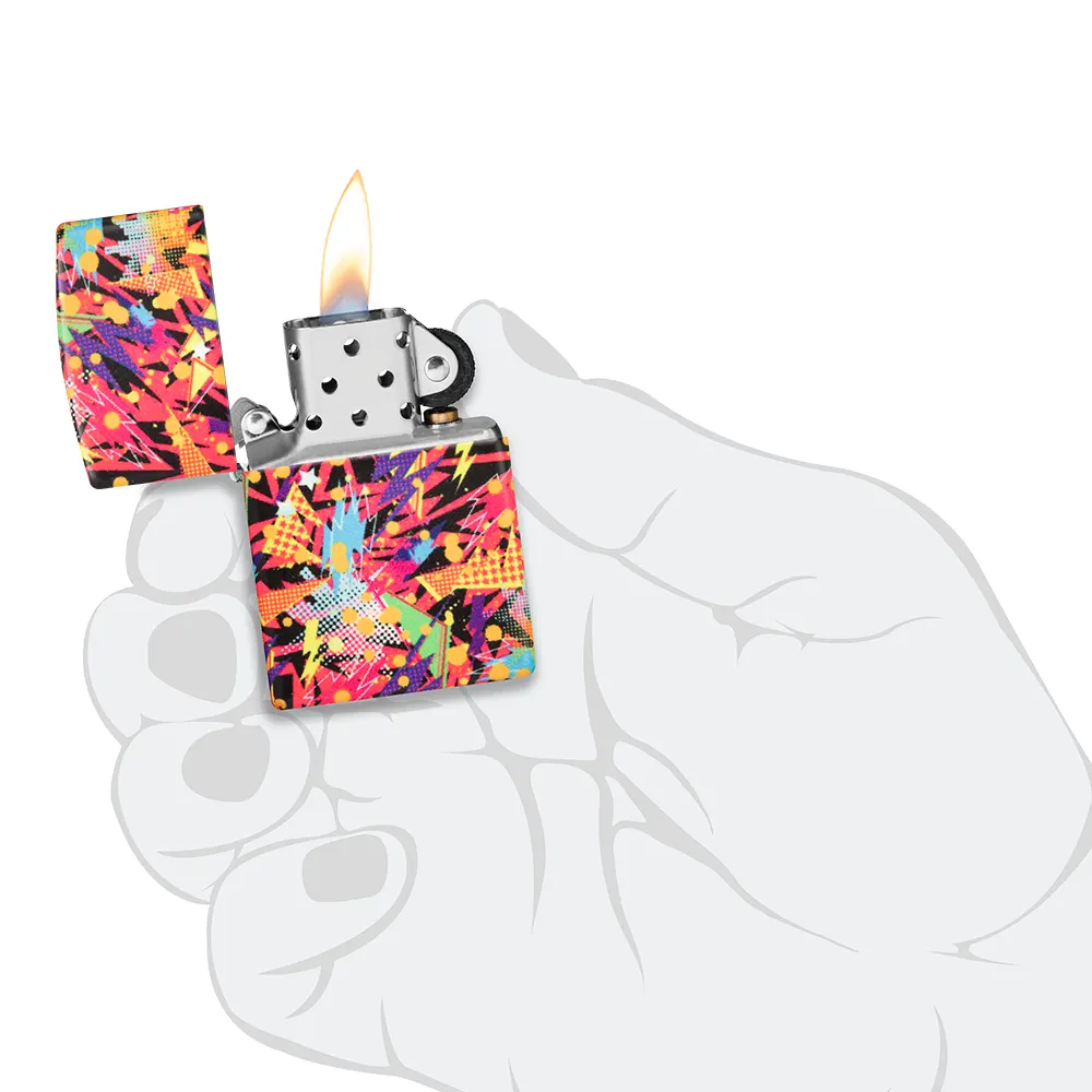 Запалка Zippo - Glow in the Dark Retro Design - 5