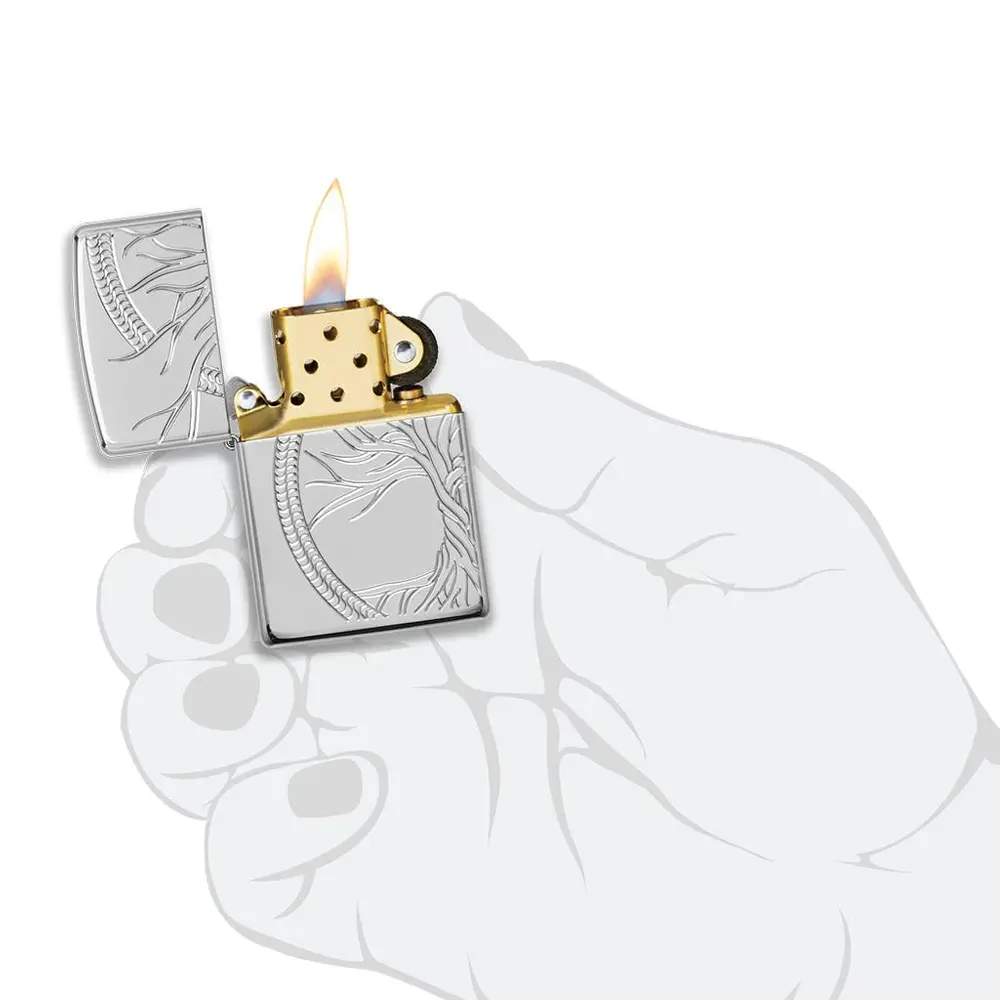 Запалка Zippo - Tree Of Life Design - 4