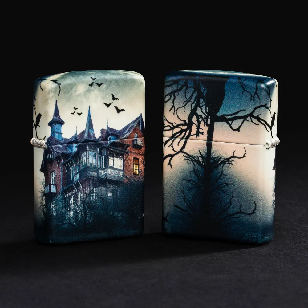 Запалка Zippo - Glow in the Dark Horror House Design - 7