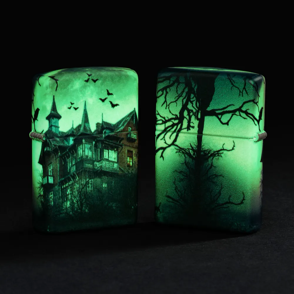 Запалка Zippo - Glow in the Dark Horror House Design - 8