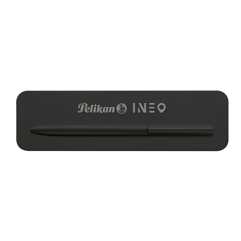 Химикалка Pelikan - INEO, черна, в метална кутия - 5