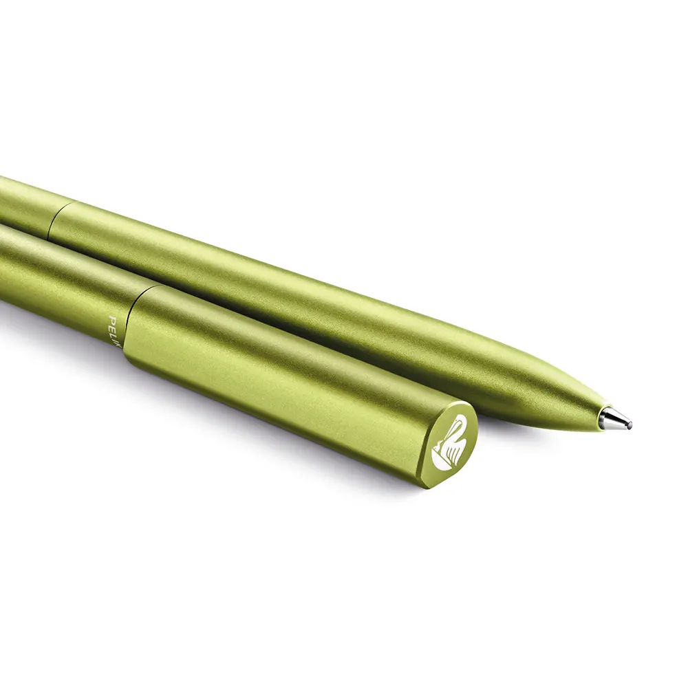 Химикалка Pelikan - INEO, зелена, в метална кутия - 4