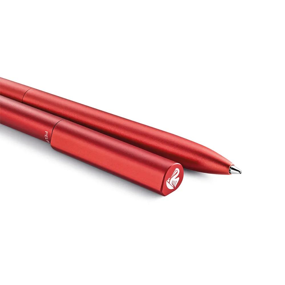 Химикалка Pelikan - INEO, червена, в метална кутия - 4