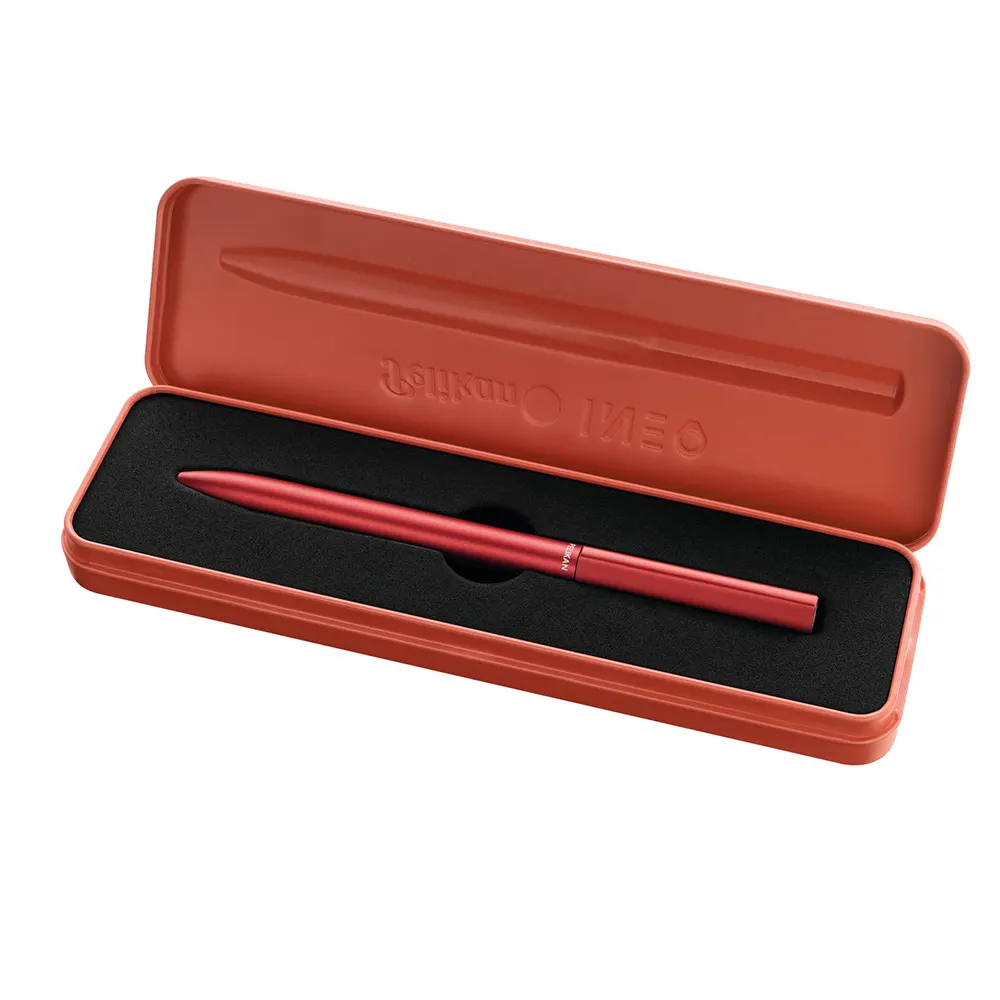 Химикалка Pelikan - INEO, червена, в метална кутия - 7