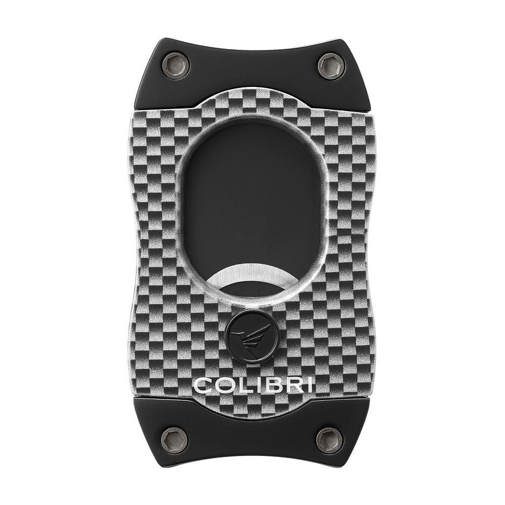 Резачка за пури Colibri "S-Cut II" Silver Carbon Design, 26 мм