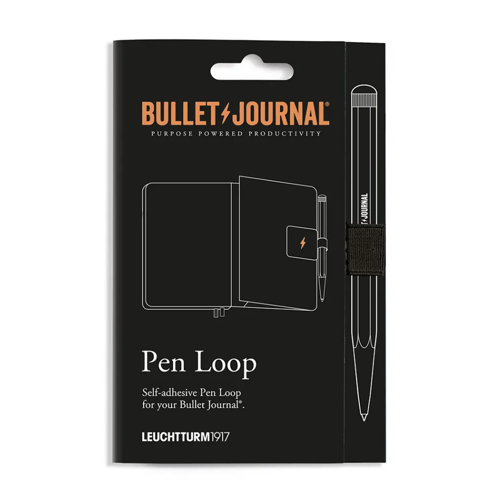 Държач за пишещо средство Leuchtturm1917 - Bullet Journal Edition, черен