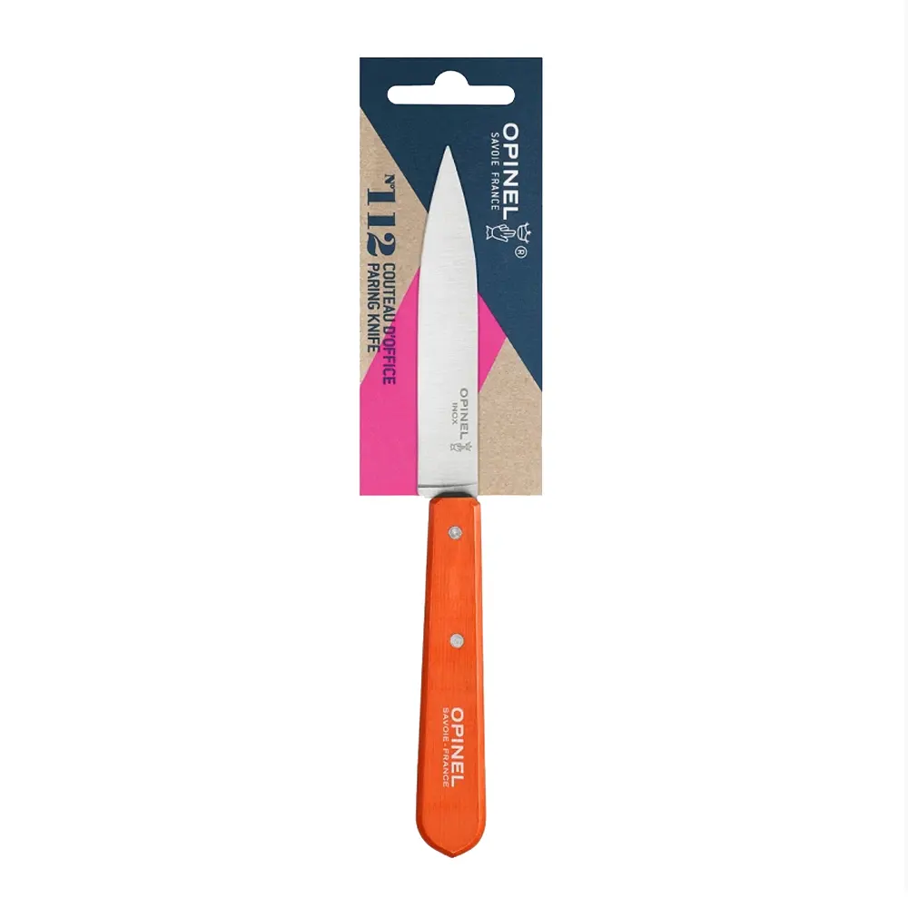 Кухненски нож Opinel Les Essentiels №112, острие 10 см, оранжев - 2