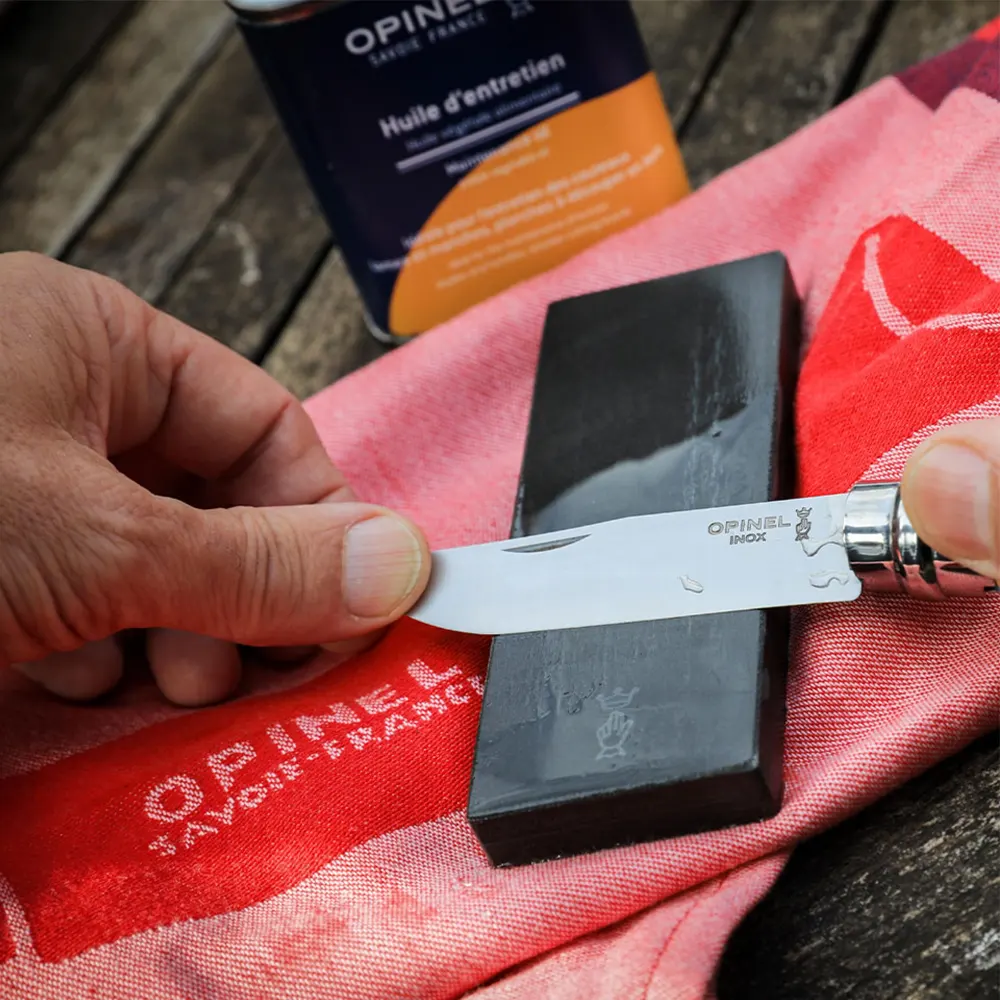 Естествен камък за заточване Opinel, 14 см - 4