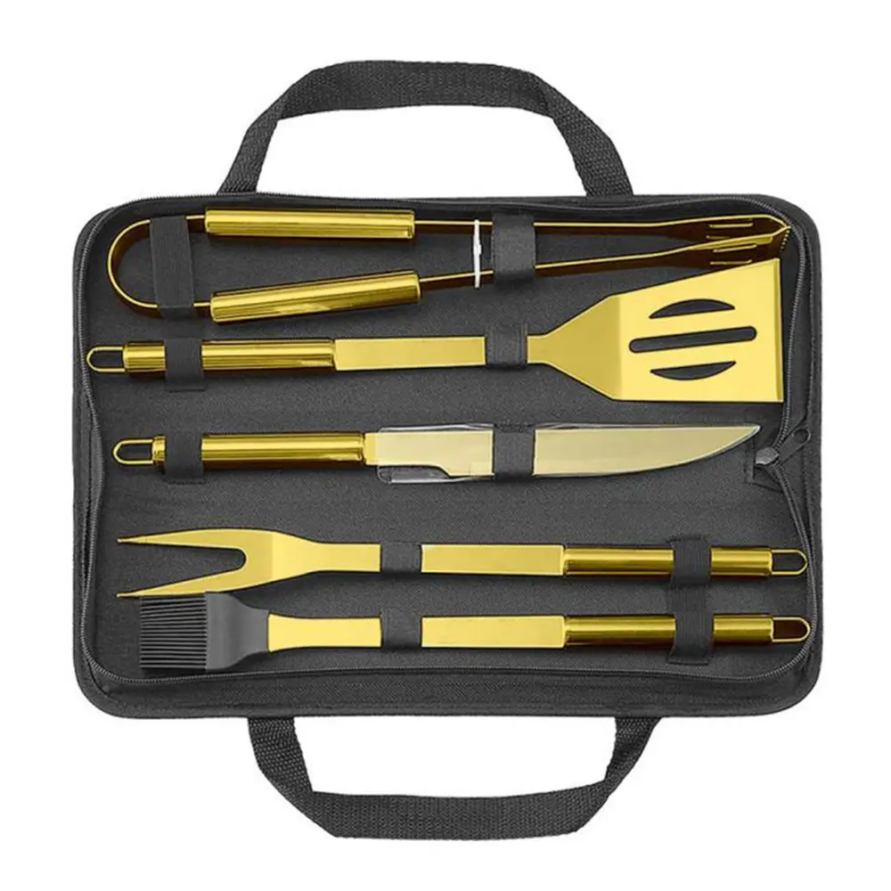 Комплект за барбекю Mikamax - Millionaire BBQ Tools, 5 части - 2
