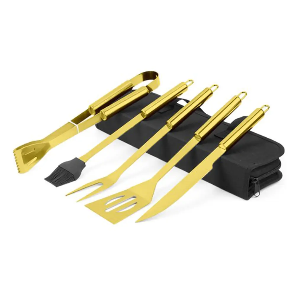 Комплект за барбекю Mikamax - Millionaire BBQ Tools, 5 части