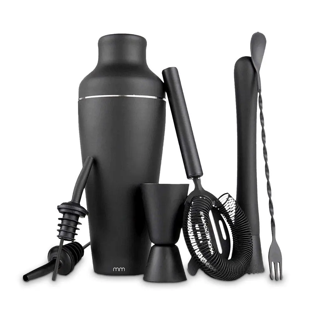 Комплект за коктейли Mikamax - Shaker Set, с книжка с рецепти