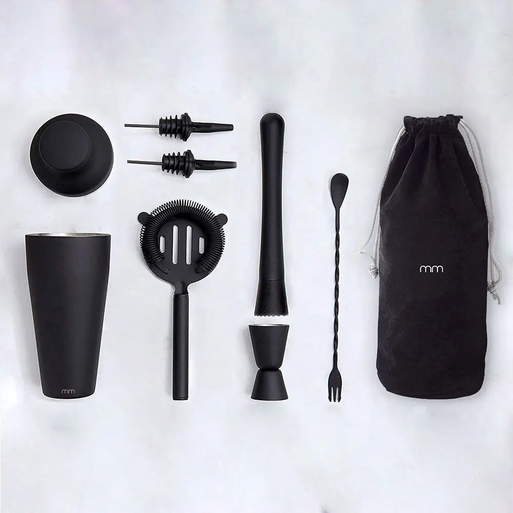 Комплект за коктейли Mikamax - Shaker Set, с книжка с рецепти - 2