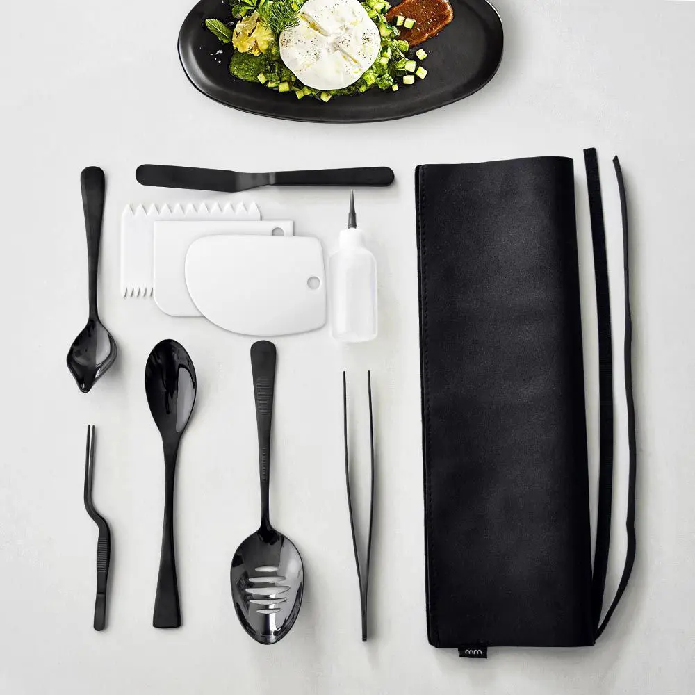 Комплект за презентация на ястия Mikamax - Chef's Plating Tool Set, 11 части - 5