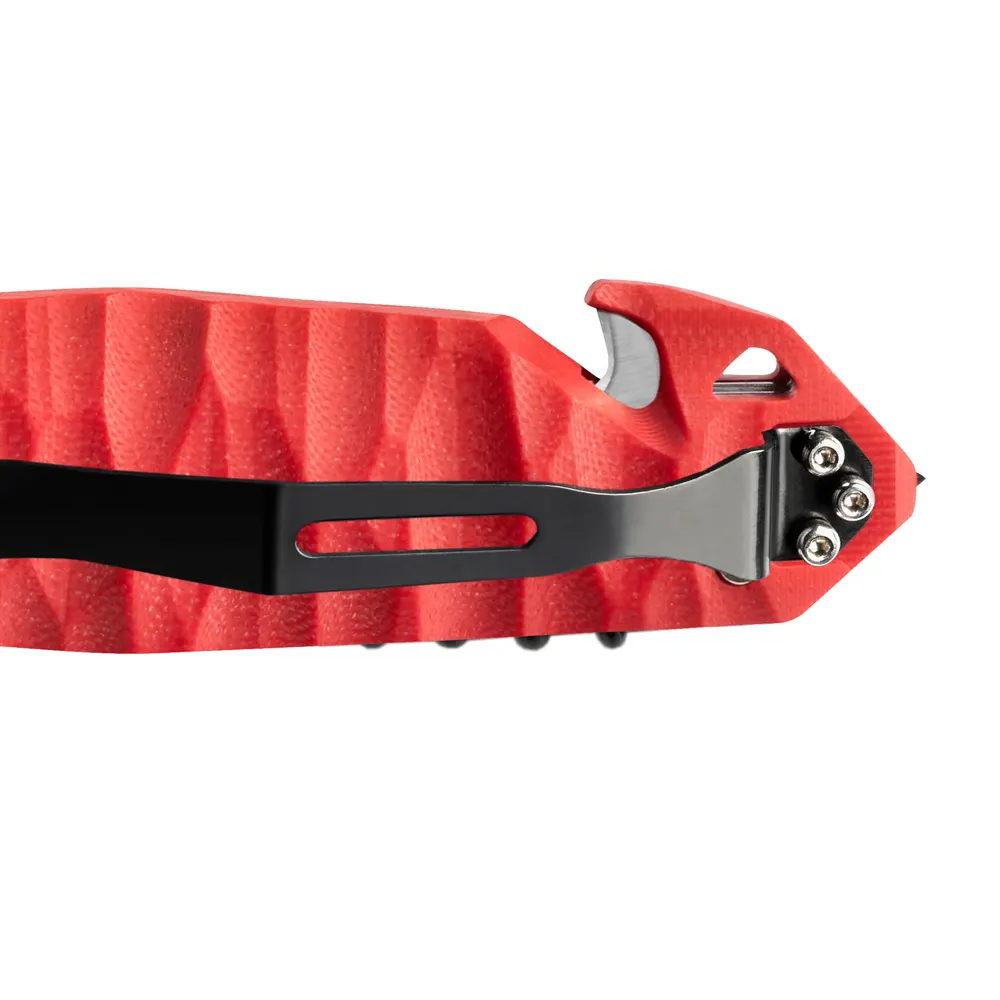 Сгъваем нож TB Outdoor - C.A.C.® Red, серетирано острие - 3