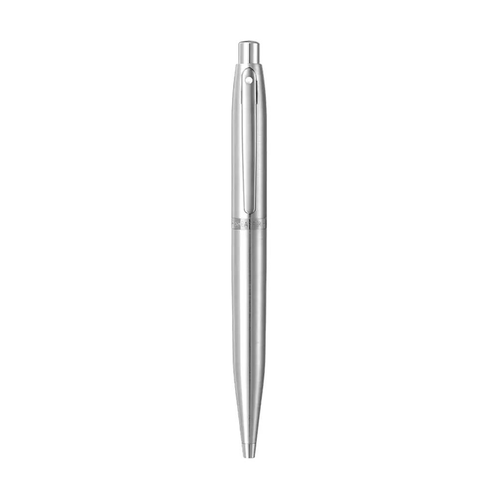 Химикалка Sheaffer VFM - Brushed Chrome With Chrome Trim - 3