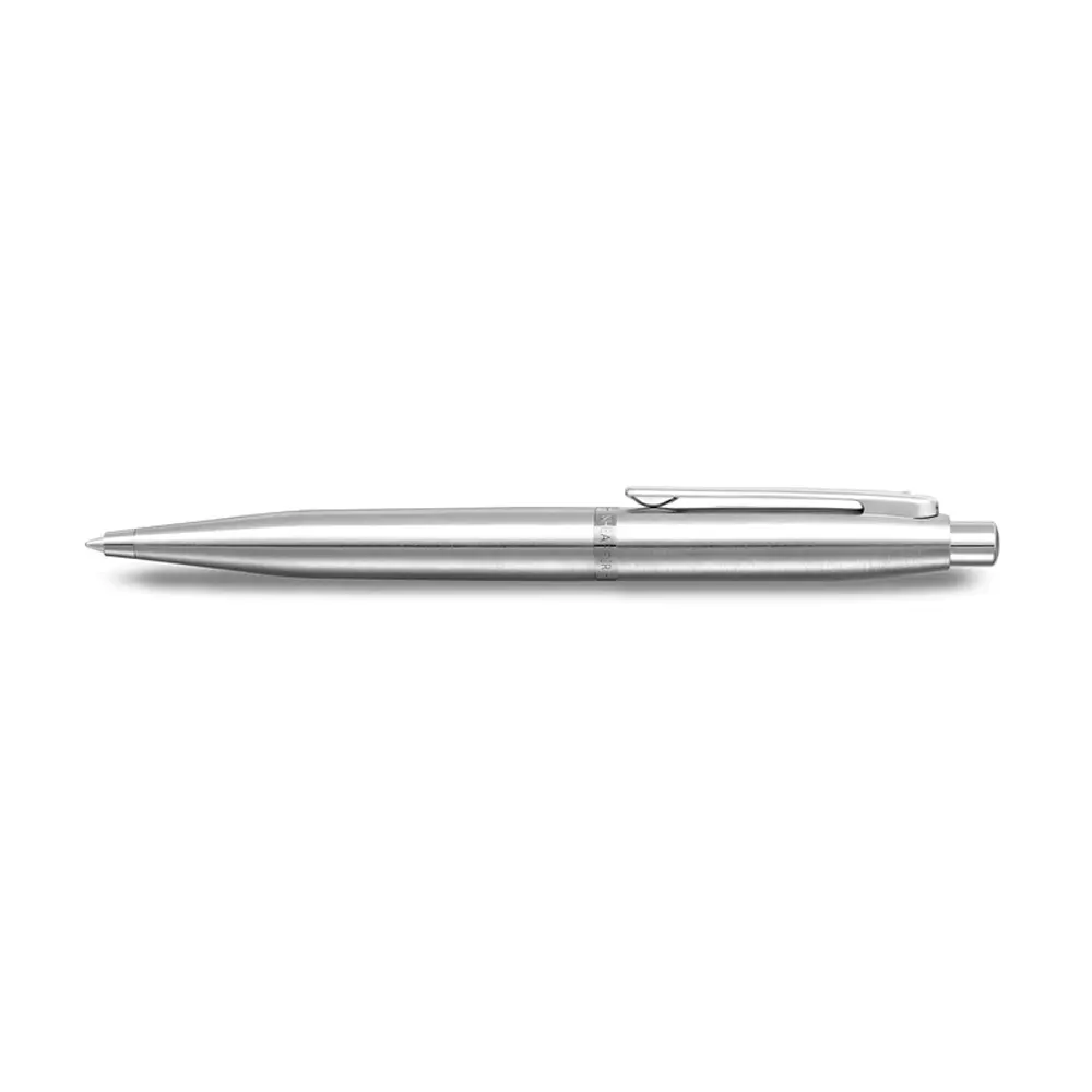 Химикалка Sheaffer VFM - Brushed Chrome With Chrome Trim - 4