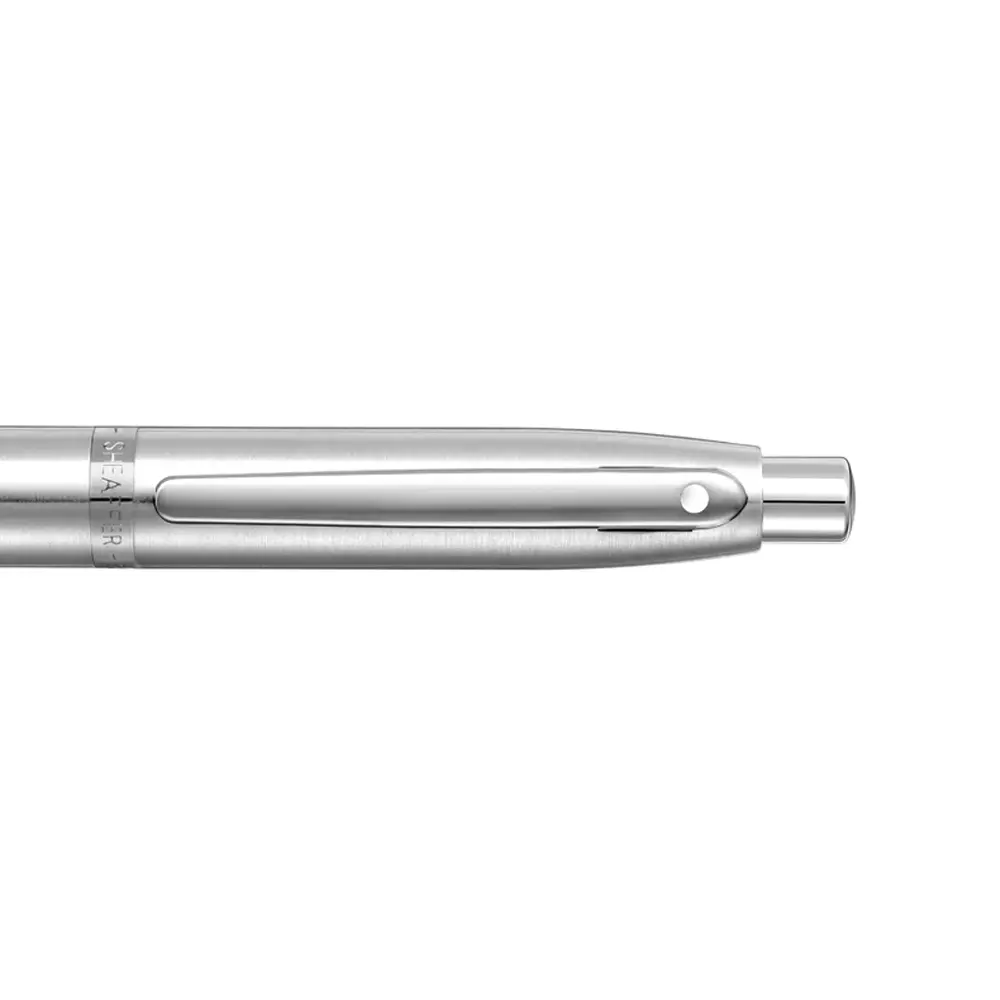 Химикалка Sheaffer VFM - Brushed Chrome With Chrome Trim - 5