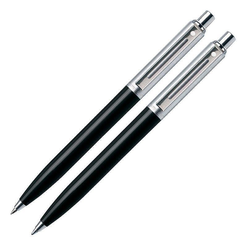 Комплект химикалка и молив Sheaffer - Sentinel Chrome/Black