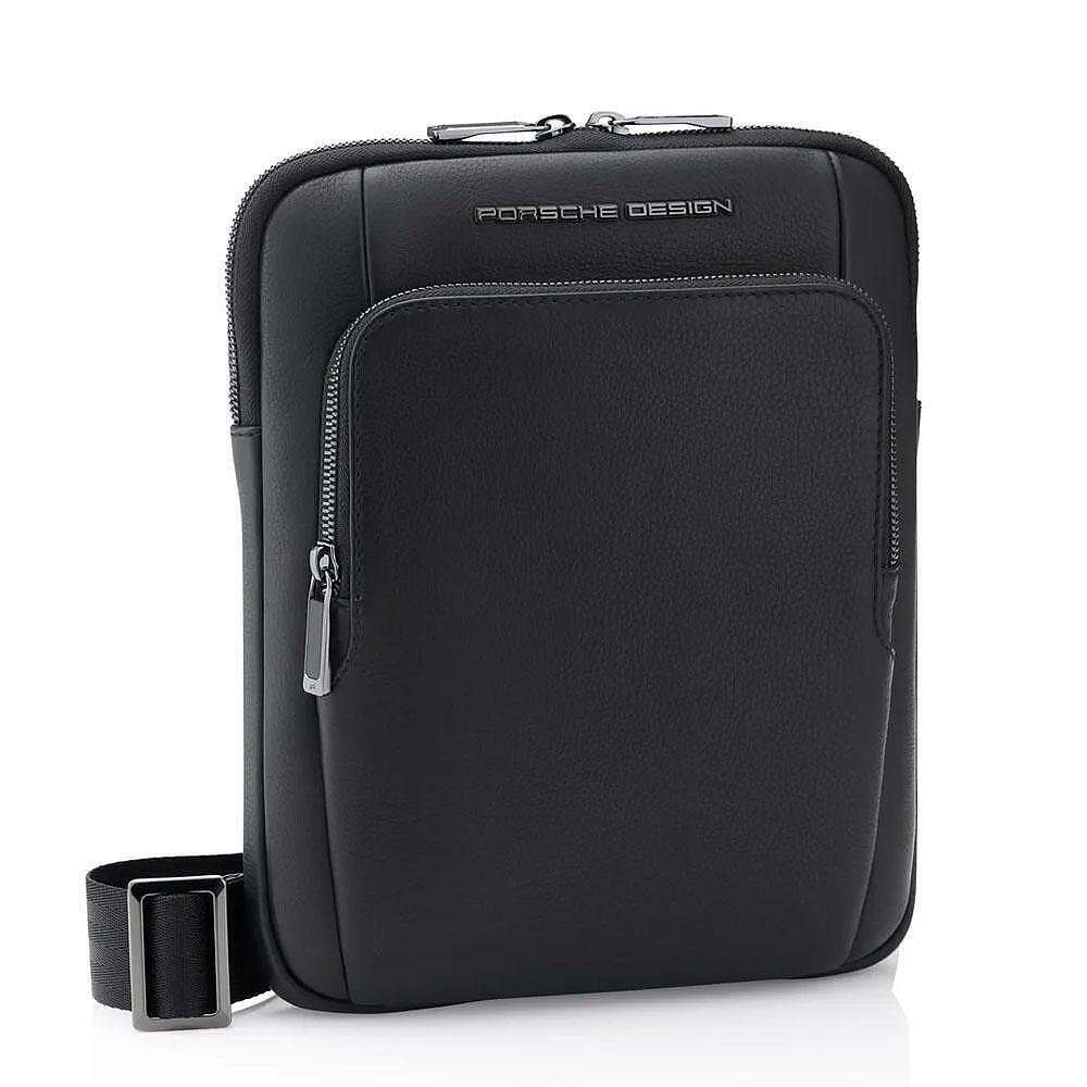 Мъжка чанта за през рамо Porsche Design - Roadster Leather S, черна