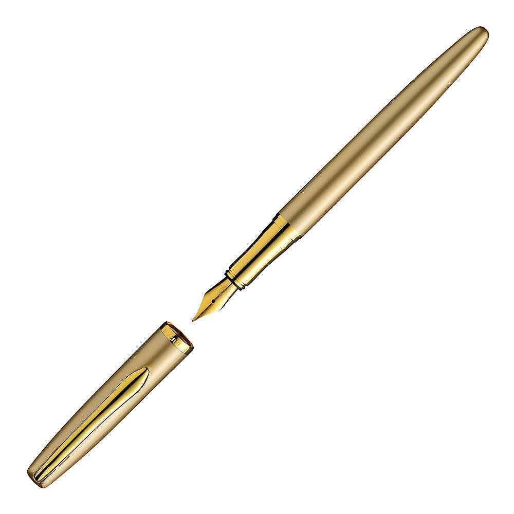 Писалка Pelikan Jazz Noble Elegance - Yellow Gold, в подаръчна кутия