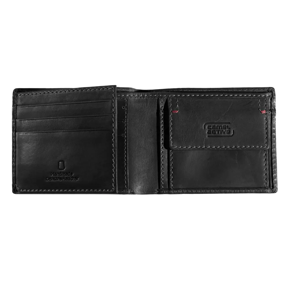 Мъжки портфейл Camel Active - Salamanca Jeans, с монетник, черен - 2