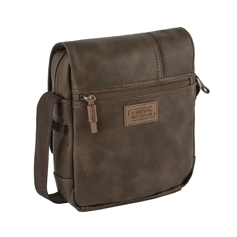 Мъжка чанта за през рамо Camel Active Laos S, тъмнокафява - 2