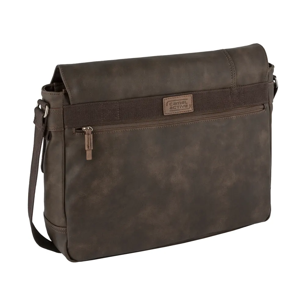 Мъжка чанта за рамо Camel Active - Laos Messenger, тъмнокафява - 2