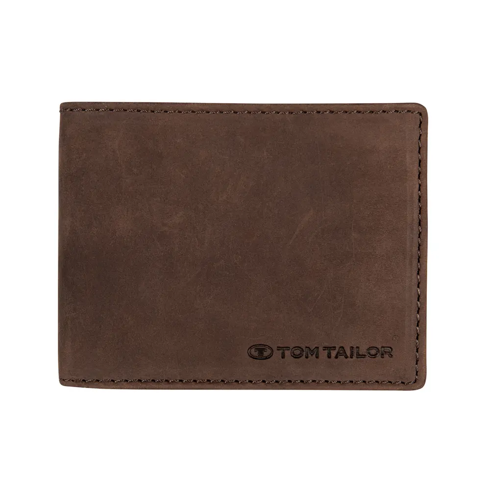 Мъжки портфейл Tom Tailor - Ron, RFID защита, кафяв