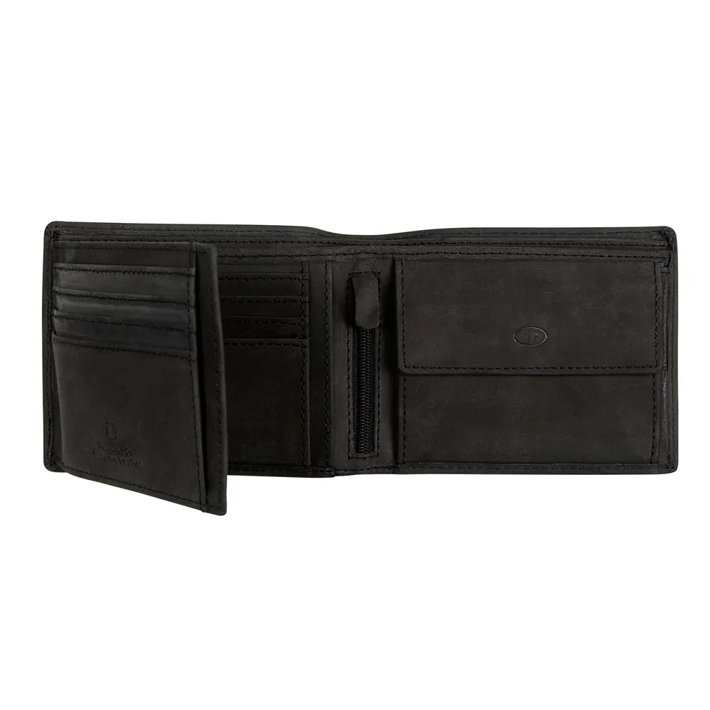 Мъжки портфейл Tom Tailor - Ron, RFID защита, черен - 2