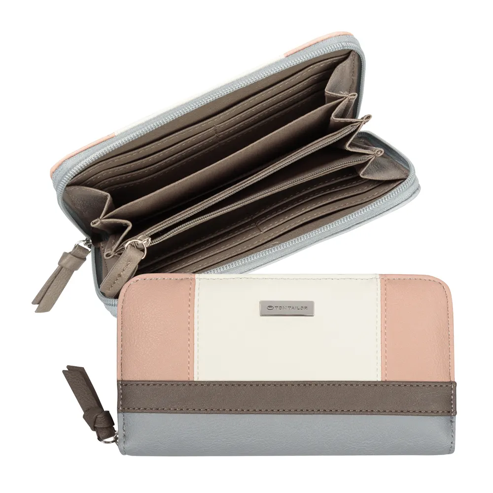 Дамски портфейл с цип Tom Tailor - Juna Mixed Rose - 3