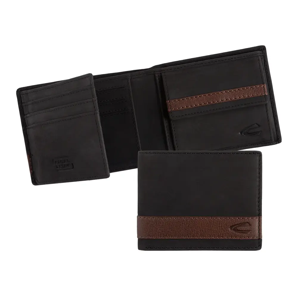 Мъжки портфейл Camel Active - Taipeh Jeans, RFID защита, черен - 3