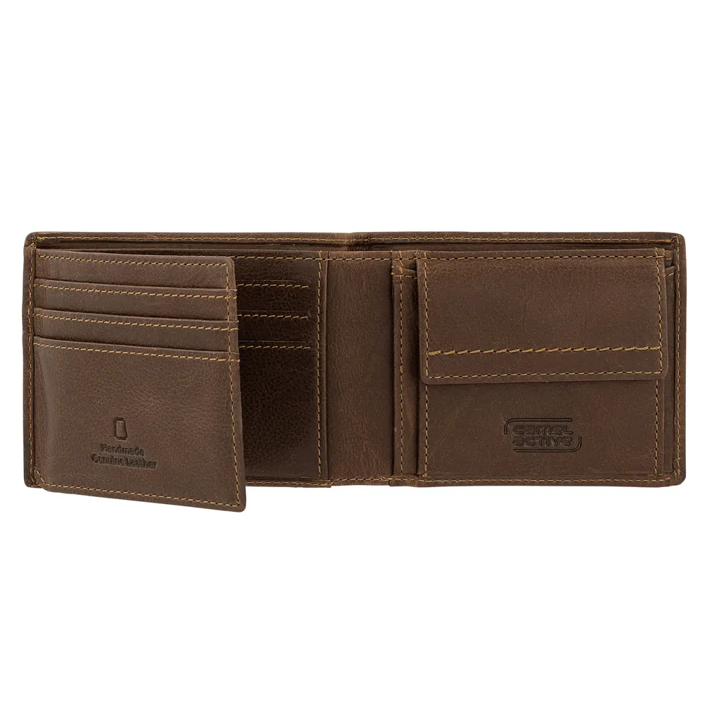 Мъжки портфейл Camel Active - Bilbao Jeans, RFID защита, кафяв - 2