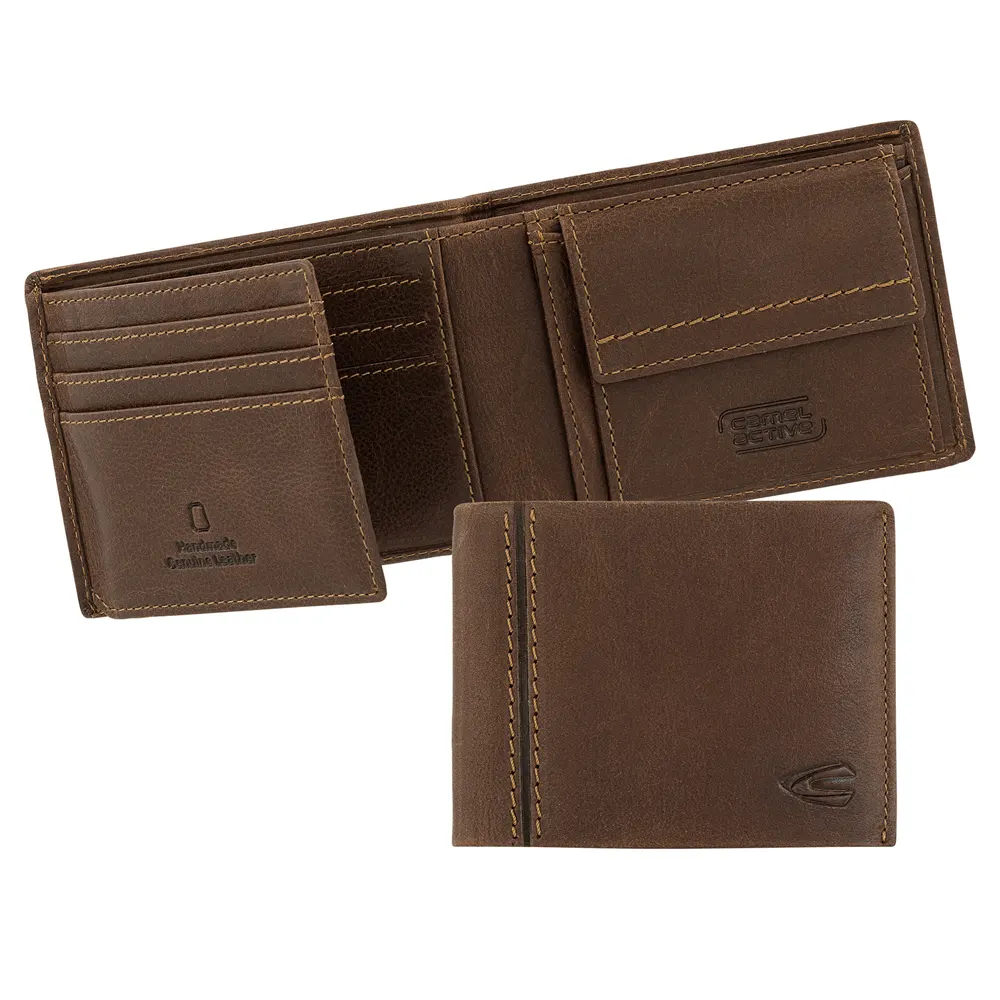 Мъжки портфейл Camel Active - Bilbao Jeans, RFID защита, кафяв - 3
