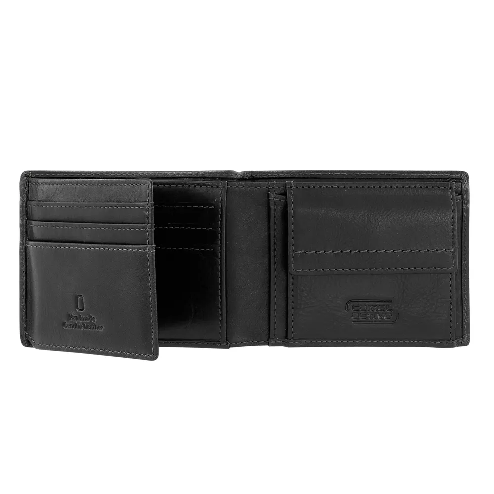 Мъжки портфейл Camel Active - Bilbao Jeans, RFID защита, черен - 2