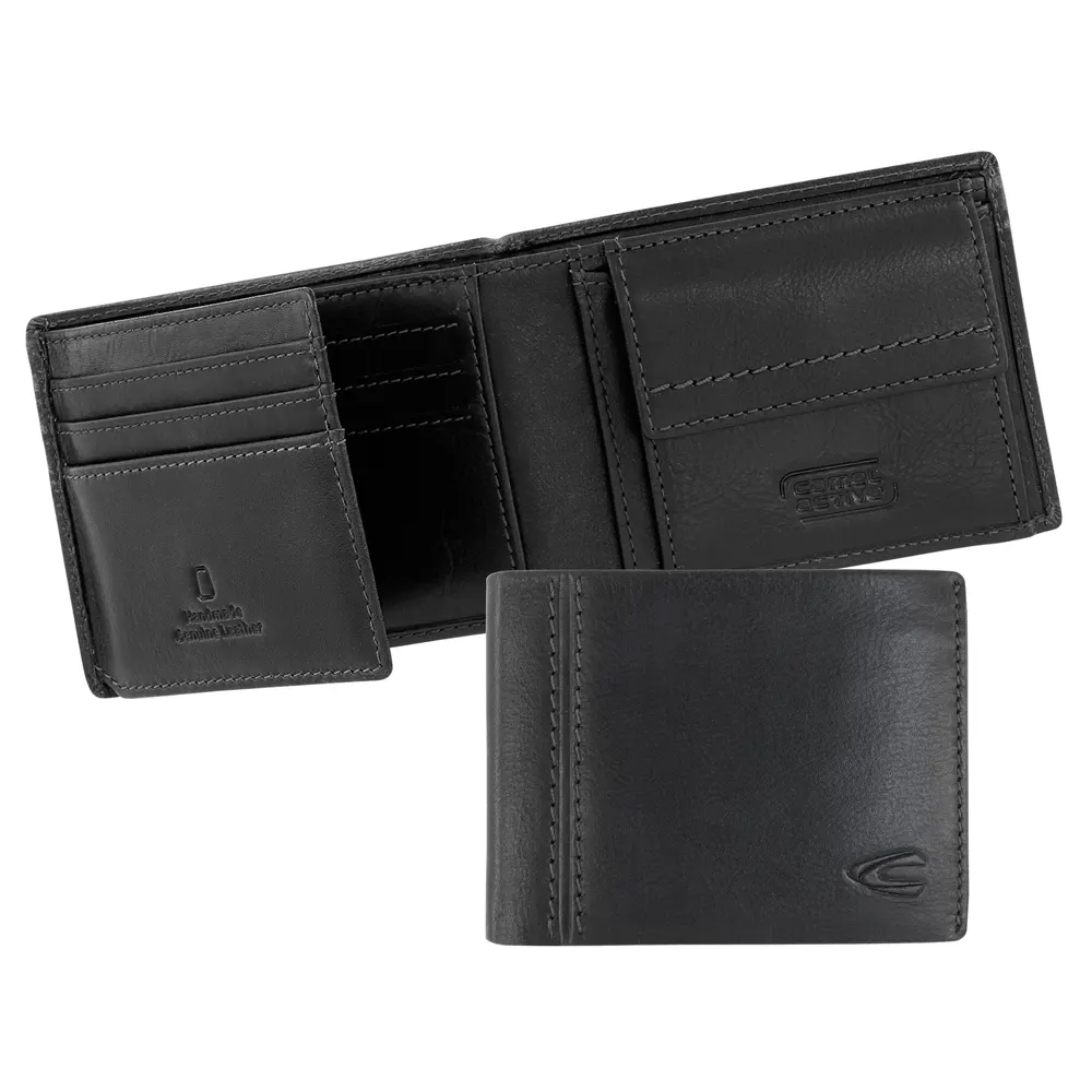 Мъжки портфейл Camel Active - Bilbao Jeans, RFID защита, черен - 3