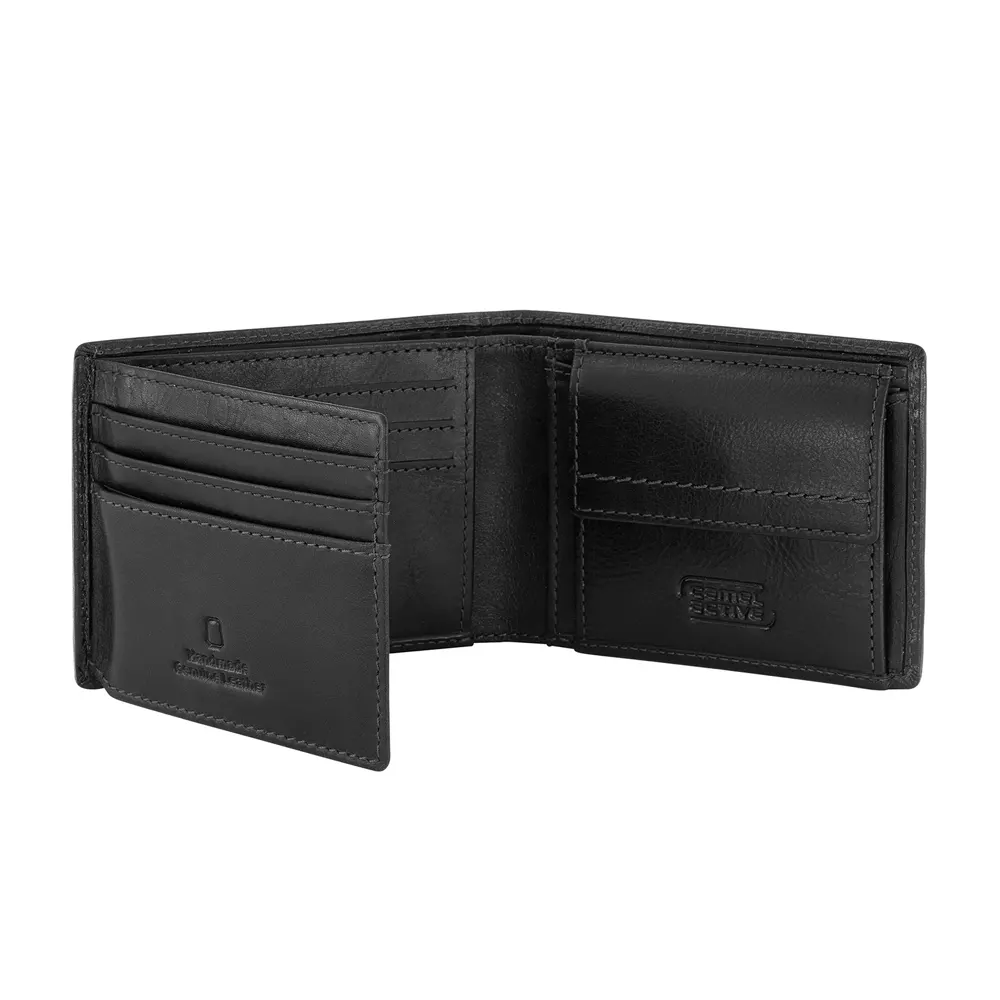 Мъжки портфейл Camel Active - Bilbao Jeans, RFID защита, черен - 4