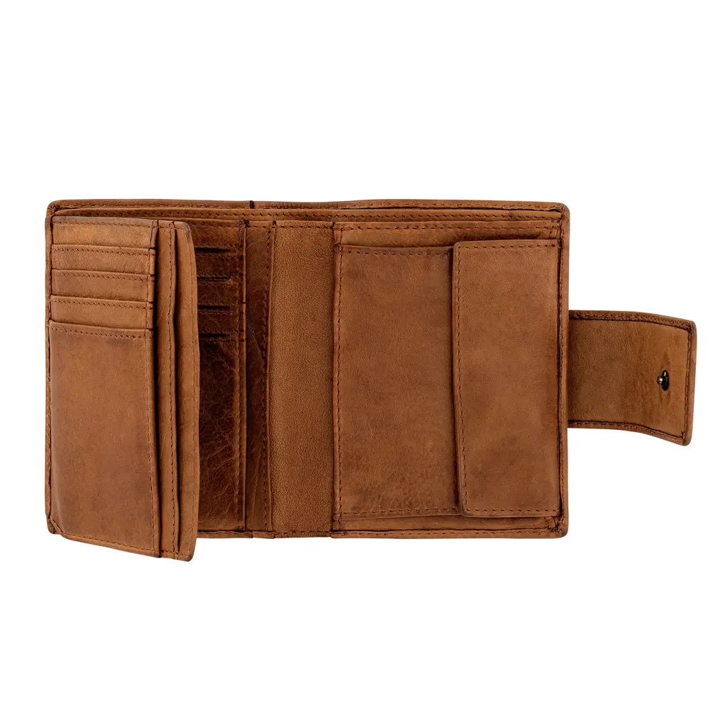 Мъжки портфейл Camel Active - Wave Medium Flap, RFID защита, кафяв - 2