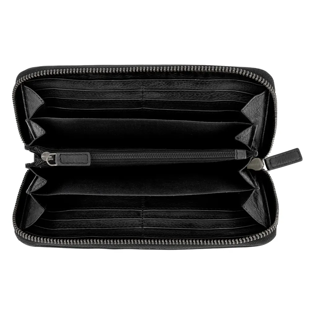 Дамски портфейл Camel Active - Wave, с цип, черен - 2
