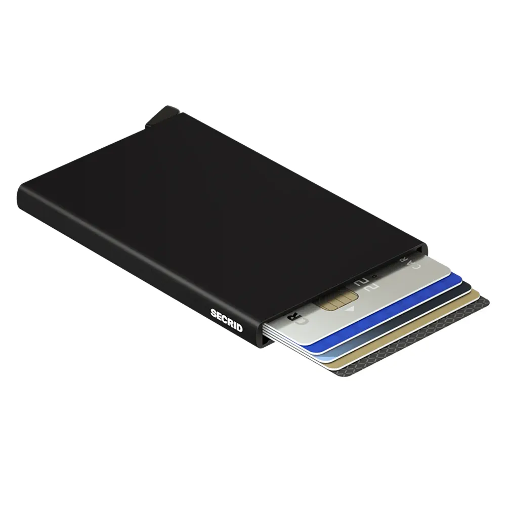 Автоматичен калъф за карти SECRID - C-Black, с RFID защита - 2