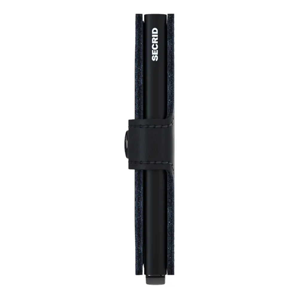 Портфейл SECRID - Mini Matte Black, естествена кожа, с RFID защита - 3