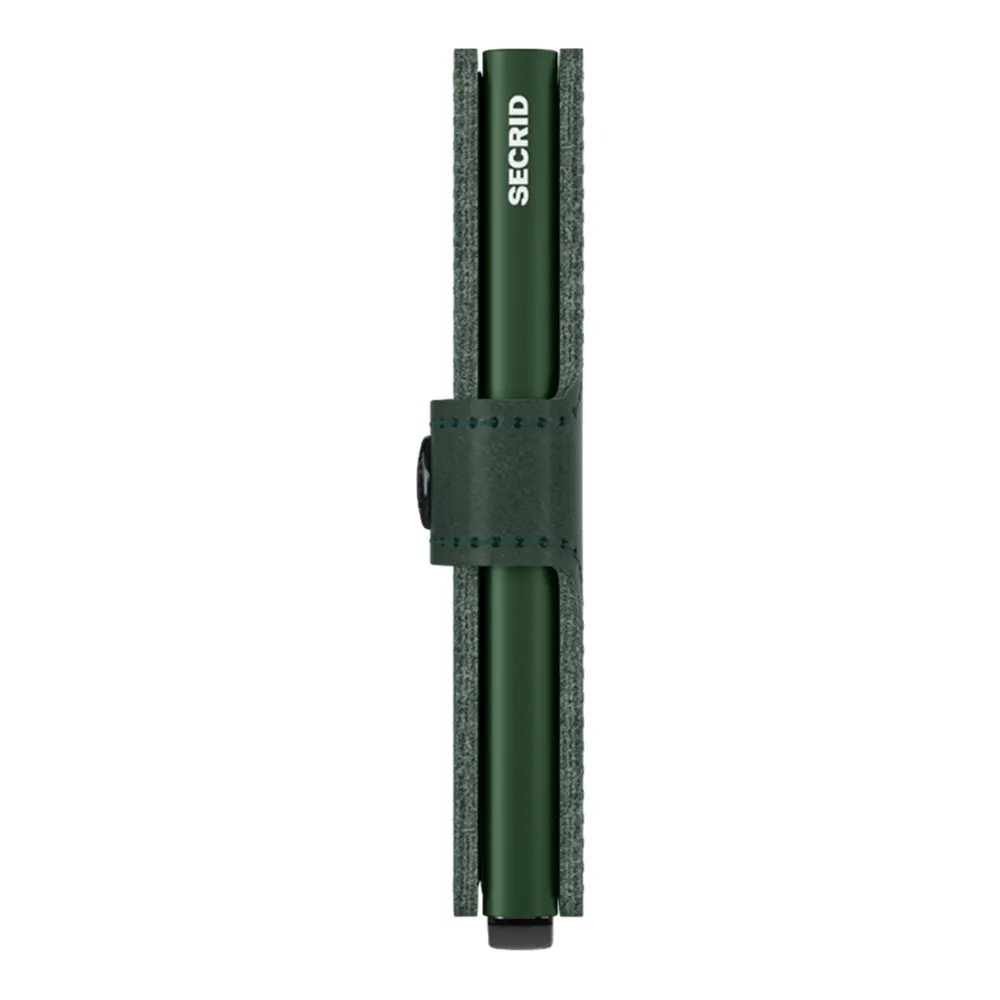 Портфейл SECRID - Mini Original Green, естествена кожа, с RFID защита - 4