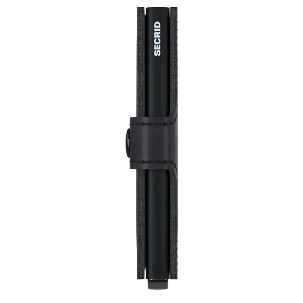 Портфейл SECRID - Mini Vintage Black, естествена кожа, с RFID защита - 3