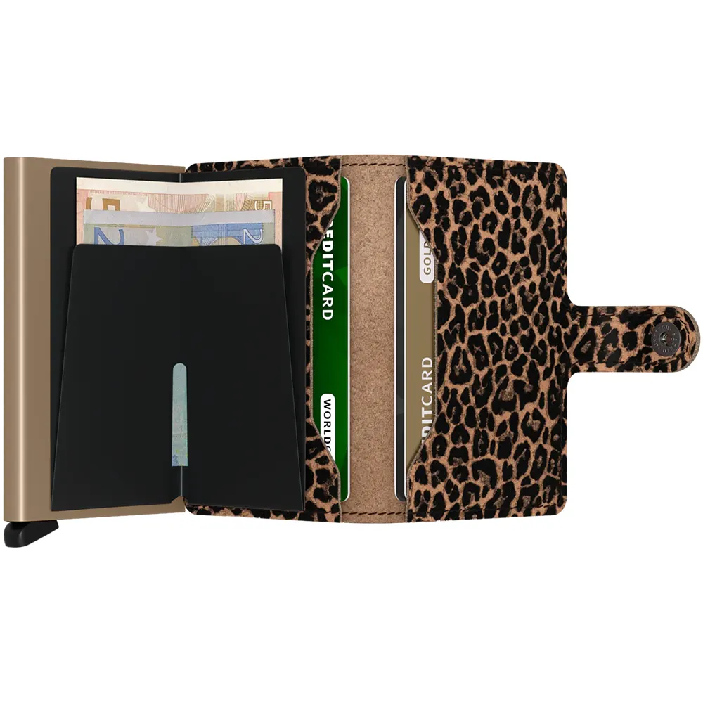 Портфейл SECRID - Mini Leo Beige, с RFID защита - 3