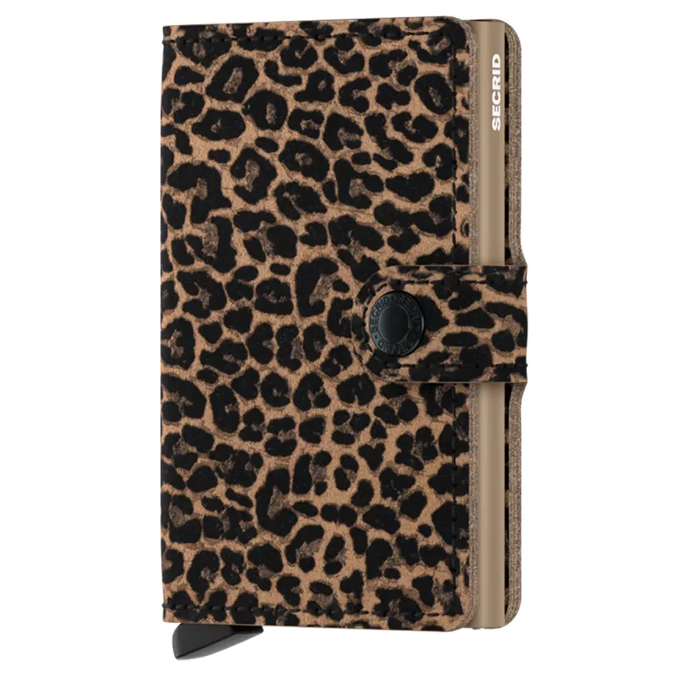 Портфейл SECRID - Mini Leo Beige, с RFID защита