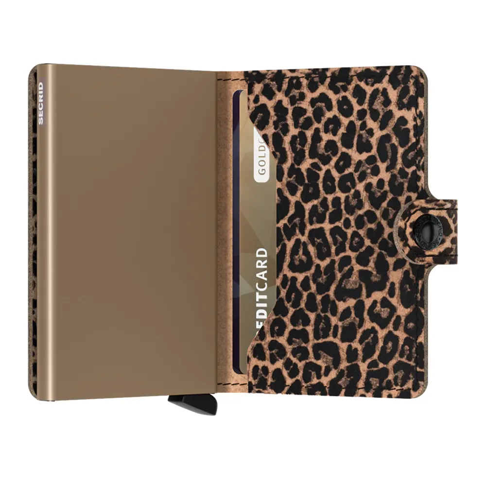 Портфейл SECRID - Mini Leo Beige, с RFID защита - 2